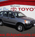 honda cr v 2003 silver suv lx gasoline 4 cylinders dohc front wheel drive automatic 79925