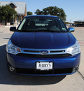 ford focus 2008 blue sedan ses gasoline 4 cylinders front wheel drive automatic with overdrive 76087