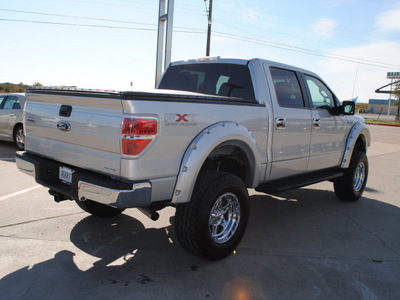 ford f 150 2011 silver xlt flex fuel 8 cylinders 4 wheel drive automatic 76087