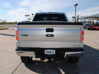 ford f 150 2011 silver xlt flex fuel 8 cylinders 4 wheel drive automatic 76087