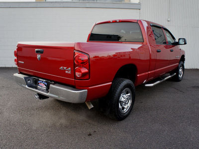 dodge ram pickup 1500 2007 red slt 4x4 hemi gasoline 8 cylinders 4 wheel drive automatic with overdrive 98371