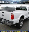 ford f 350 super duty 2009 white xlt gasoline 10 cylinders 4 wheel drive automatic with overdrive 98632