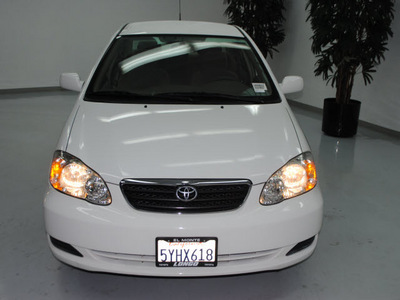 toyota corolla 2007 white sedan le gasoline 4 cylinders front wheel drive automatic 91731