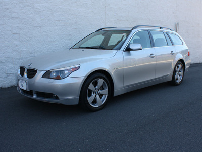 bmw 5 series 2007 silver wagon 530xi gasoline 6 cylinders all whee drive automatic 27616