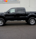 ford f 150 2008 black lariat 4x4 flex fuel 8 cylinders 4 wheel drive automatic with overdrive 98371
