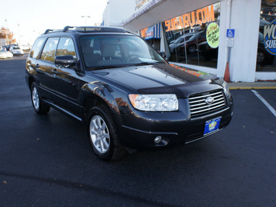 subaru forester 2008 dark grey suv 2 5 x premium package gasoline 4 cylinders all whee drive 5 speed manual 07701