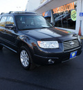 subaru forester 2008 dark grey suv 2 5 x premium package gasoline 4 cylinders all whee drive 5 speed manual 07701