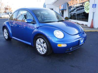 volkswagen new beetle 2003 blue coupe gls 1 8t gasoline 4 cylinders front wheel drive automatic 07701