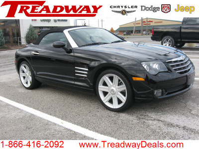 chrysler crossfire 2005 black limited gasoline 6 cylinders rear wheel drive automatic 45840