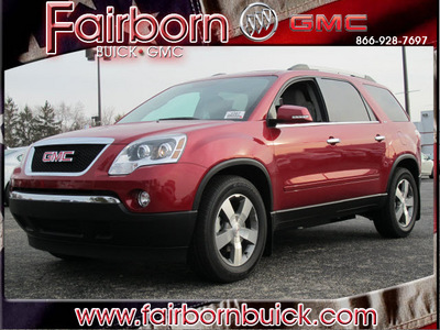 gmc acadia 2012 red suv slt gasoline 6 cylinders all whee drive automatic 45324