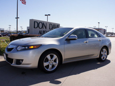 acura tsx 2009 dk  gray sedan gasoline 4 cylinders front wheel drive automatic 76018