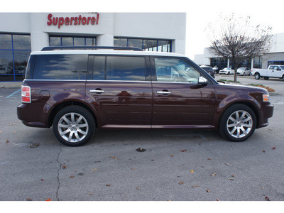 ford flex 2009 dk  red suv limited gasoline 6 cylinders all whee drive 6 speed automatic 46168