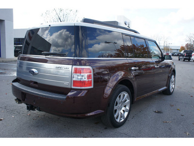 ford flex 2009 dk  red suv limited gasoline 6 cylinders all whee drive 6 speed automatic 46168