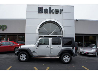 jeep wrangler unlimited 2008 silver suv x gasoline 6 cylinders 4 wheel drive 6 speed manual 08844