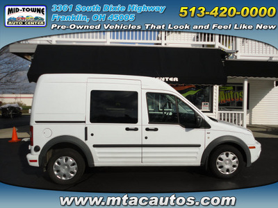 ford transit connect 2010 white van wagon xlt gasoline 4 cylinders front wheel drive automatic 45005