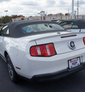 ford mustang 2010 white v6 premium gasoline 6 cylinders rear wheel drive automatic with overdrive 08753