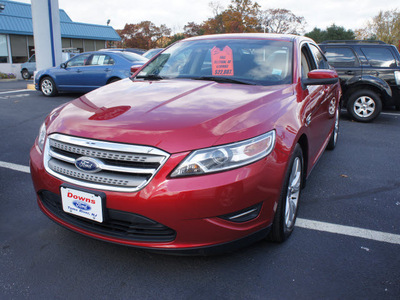 ford taurus 2011 red sedan sel gasoline 6 cylinders front wheel drive automatic 08753