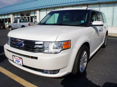 ford flex 2011 white sel gasoline 6 cylinders front wheel drive automatic with overdrive 08753