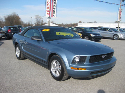 ford mustang 2007 blue v6 deluxe gasoline 6 cylinders rear wheel drive automatic 62863