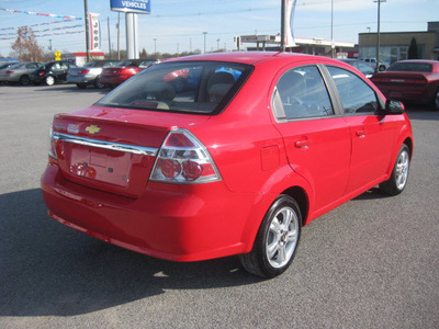 chevrolet aveo 2011 red sedan ls gasoline 4 cylinders front wheel drive automatic 62863
