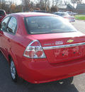 chevrolet aveo 2011 red sedan ls gasoline 4 cylinders front wheel drive automatic 62863