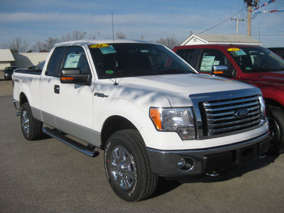 ford f 150 2011 white xl flex fuel 6 cylinders 4 wheel drive 6 speed automatic 62863