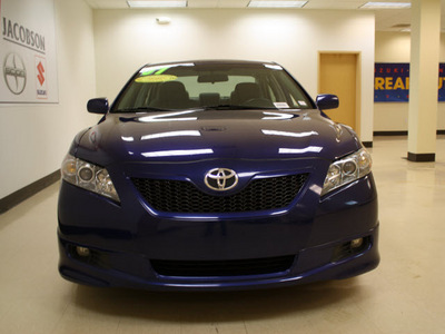 toyota camry 2007 blue sedan se gasoline 4 cylinders front wheel drive automatic 27707