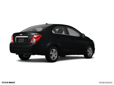 chevrolet sonic 2012 black sedan gasoline 4 cylinders front wheel drive 6 spd auto connivity plus 77090