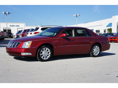 cadillac dts 2008 dk  red sedan gasoline 8 cylinders front wheel drive automatic 33870