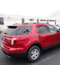 ford explorer 2012 red suv gasoline 6 cylinders 2 wheel drive automatic with overdrive 60546