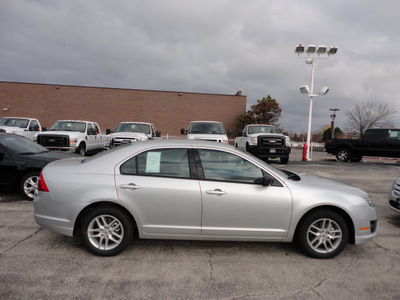 ford fusion 2012 silver sedan s gasoline 4 cylinders front wheel drive automatic with overdrive 60546