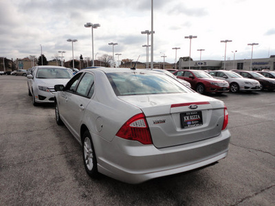 ford fusion 2012 silver sedan s gasoline 4 cylinders front wheel drive automatic with overdrive 60546