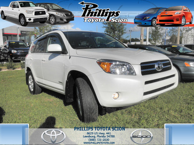 toyota rav4 2008 white suv limited gasoline 4 cylinders 2 wheel drive automatic 34788
