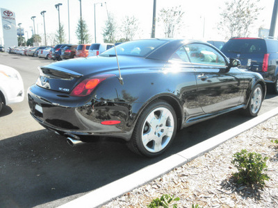 lexus sc 430 2004 black sc 430 gasoline 8 cylinders rear wheel drive automatic 34788