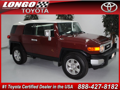 toyota fj cruiser 2008 dk  red suv gasoline 6 cylinders 2 wheel drive automatic 91731