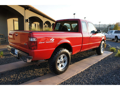 ford ranger 2003 red xlt gasoline 6 cylinders sohc 4 wheel drive automatic with overdrive 99352