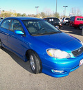 toyota corolla 2008 blue sedan s gasoline 4 cylinders front wheel drive 5 speed manual 81212