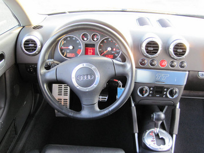 audi tt 2005 black coupe 250hp quattro gasoline 6 cylinders all whee drive automatic 46410