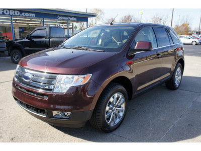 ford edge 2010 dk  red suv limited gasoline 6 cylinders front wheel drive automatic 47172