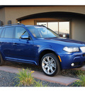 bmw x3 2008 blue suv 3 0si gasoline 6 cylinders all whee drive automatic 99352