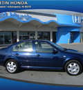 volkswagen jetta 2001 dk  blue sedan gasoline 6 cylinders front wheel drive automatic 46219