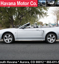 ford mustang 1999 silver gt convertible fast gasoline v8 rear wheel drive 5 speed manual 80012