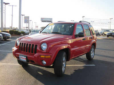 jeep liberty 2004 red suv limited gasoline 6 cylinders 4 wheel drive automatic with overdrive 46410