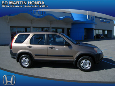 honda cr v 2003 brown suv lx gasoline 4 cylinders front wheel drive automatic 46219
