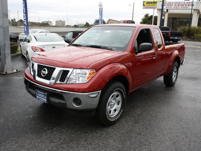 nissan frontier 2009 red se gasoline 4 cylinders 2 wheel drive automatic with overdrive 94010