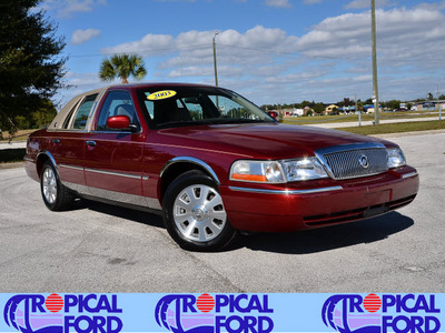 mercury grand marquis 2003 red sedan ls gasoline 8 cylinders sohc rear wheel drive automatic 32837