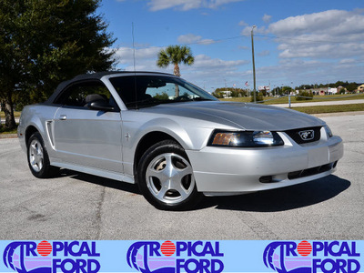 ford mustang 2001 silver gasoline 6 cylinders rear wheel drive automatic 32837