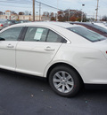 ford taurus 2012 white sedan se gasoline 6 cylinders front wheel drive automatic 08753