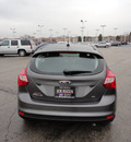 ford focus 2012 gray hatchback se gasoline 4 cylinders front wheel drive automatic with overdrive 60546