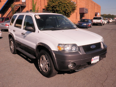 ford escape 2005 white suv xlt gasoline 6 cylinders all whee drive automatic 28217